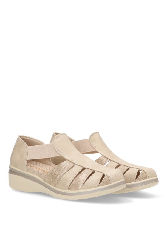 Sandalia mujer AMARPIES amd28402 beige