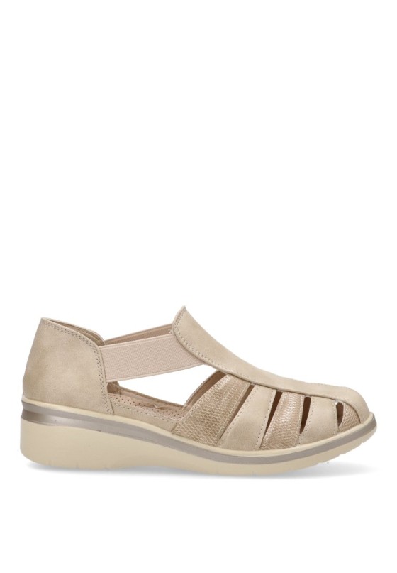 Sandalia mujer AMARPIES amd28402 beige