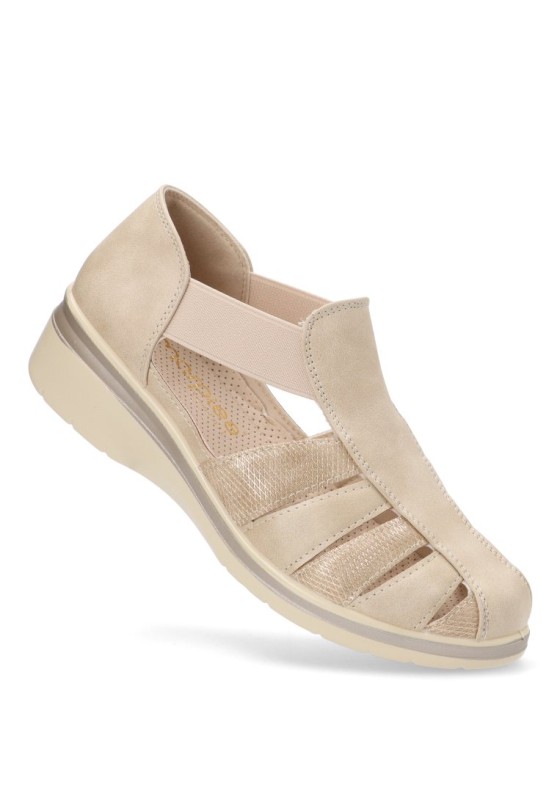 Sandalia mujer AMARPIES amd28402 beige