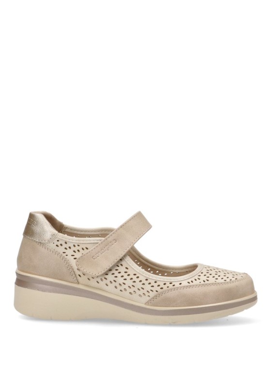 Zapato mujer AMARPIES amd28401 beige