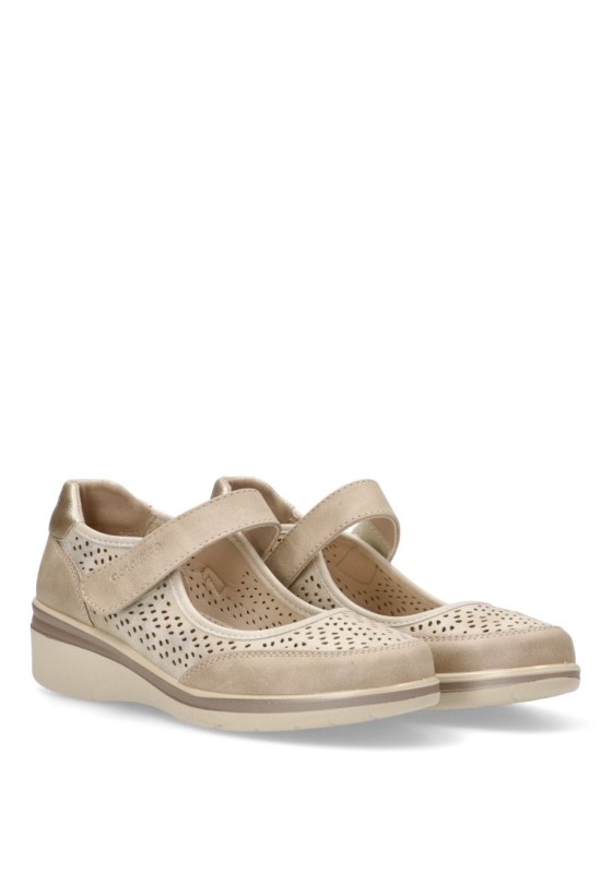 Zapato mujer AMARPIES amd28401 beige