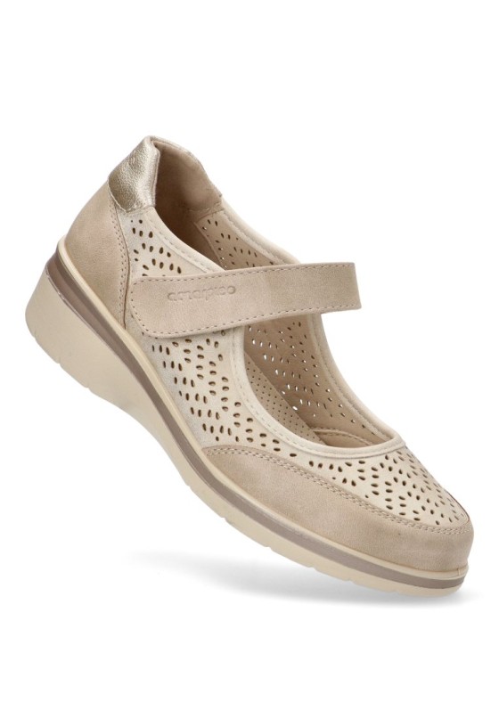 Zapato mujer AMARPIES amd28401 beige