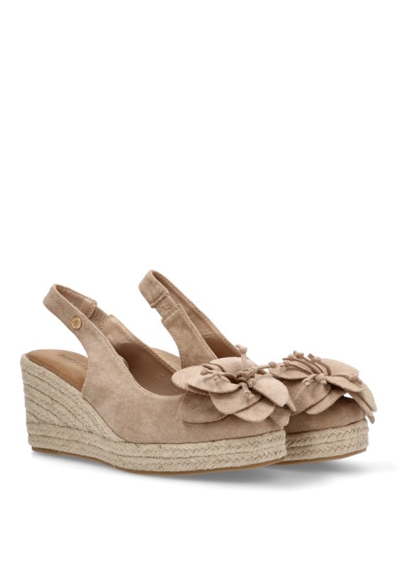 Esparteña valenciana alpargata mujer BUONAROTTI cf5182 beige