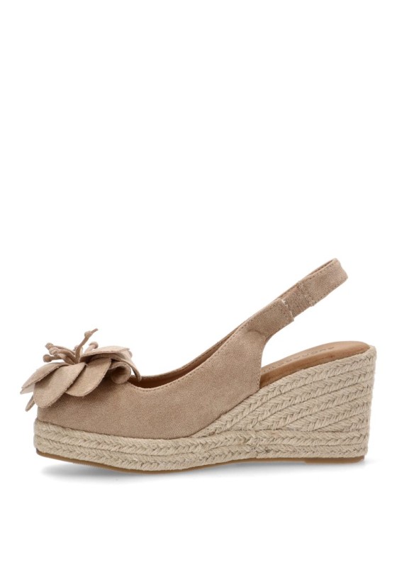 Esparteña valenciana alpargata mujer BUONAROTTI cf5182 beige