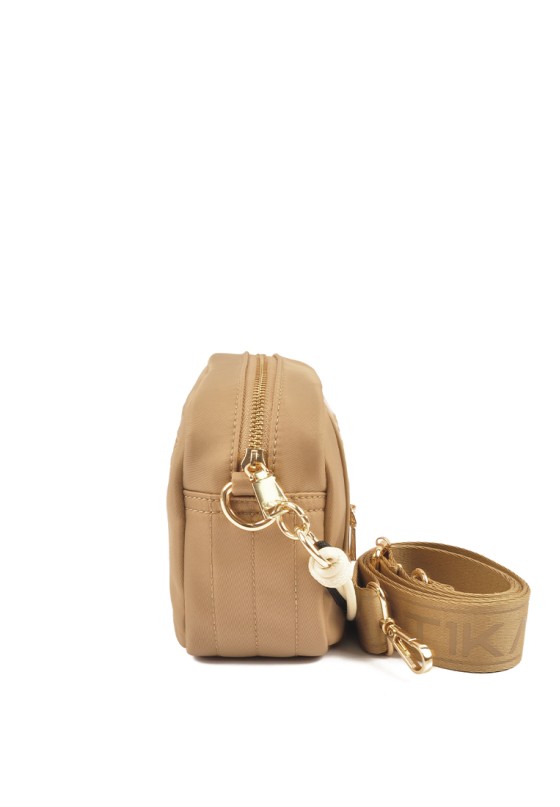 Bolso bandolera pequeña mujer ETIKA b30125 camel