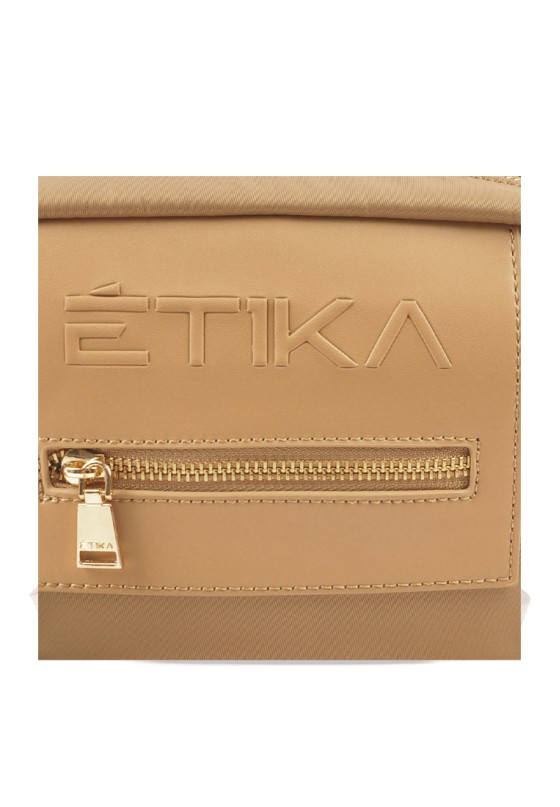 Bolso bandolera pequeña mujer ETIKA b30125 camel