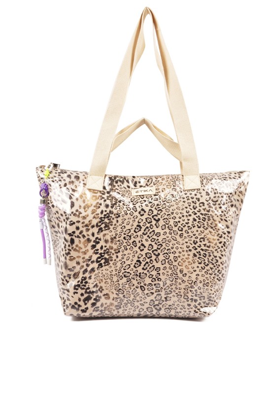 Bolsa playa mujer ETIKA b30132 beige