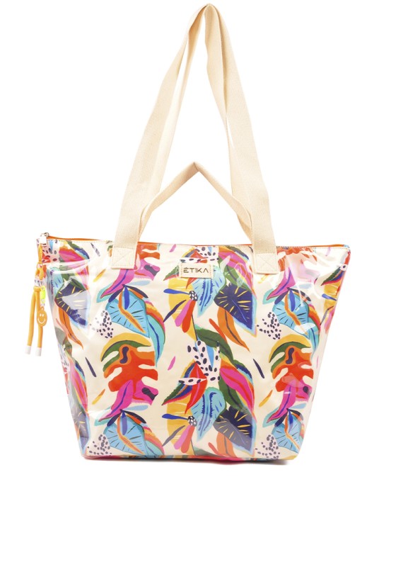 Bolsa playa mujer ETIKA b30132 coral