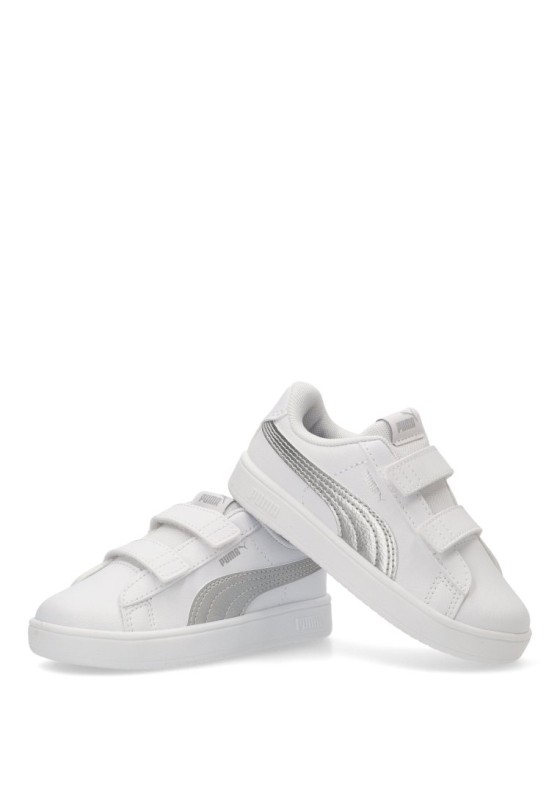 Deportivo niña PUMA 394254 plata